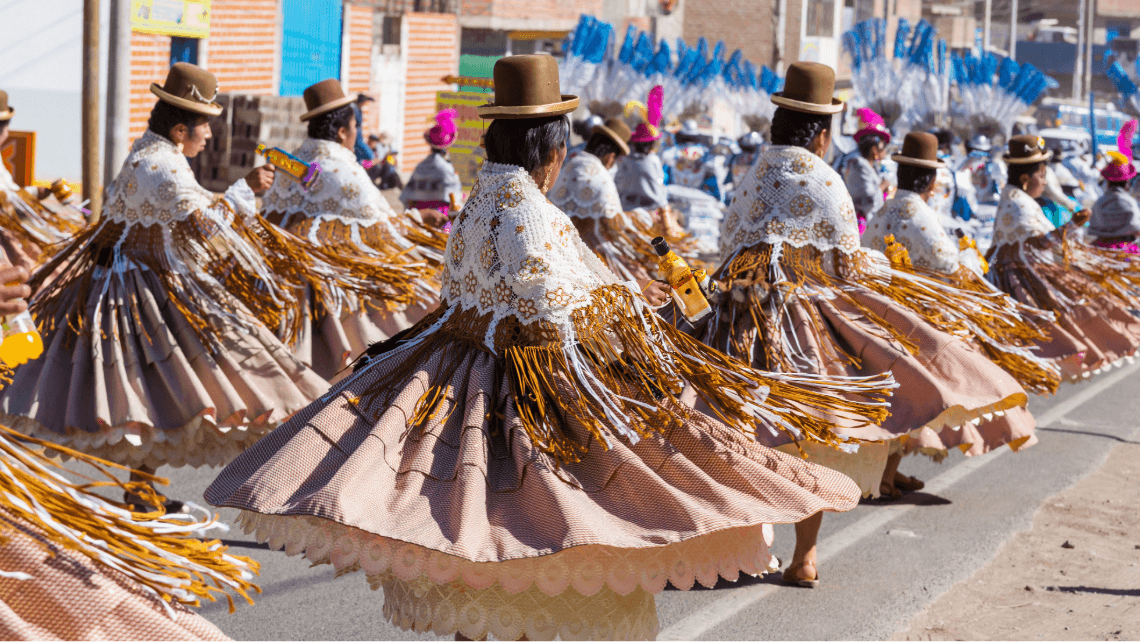 traditional dancers in south america
